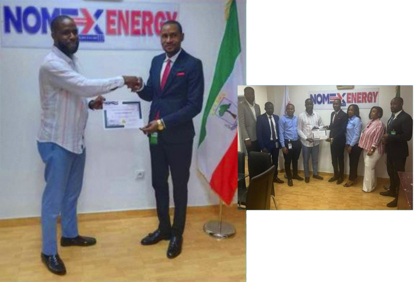 FIRMA DE ACUERDO ENTRE ENTRE GEPETROL STAR TRAVEL Y NOMEX ENEGY