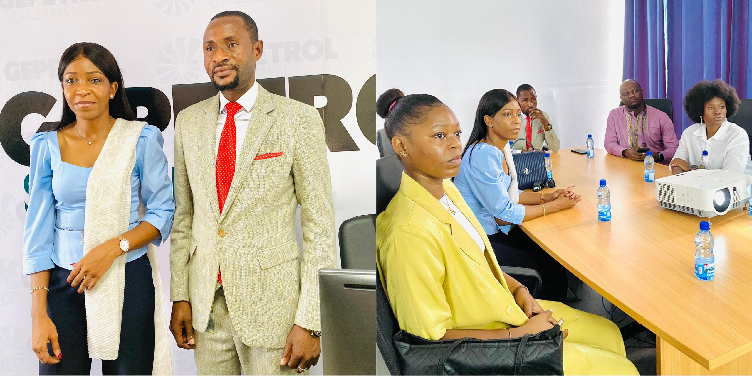 Visita oficial de Teresa Isabel Nnang Avomo a Gepetrol Star Travel